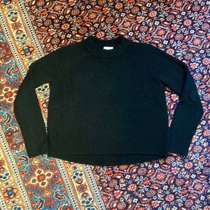 H&M Classic Black Crewneck Sweater